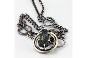 Pyrite in Schist Necklace