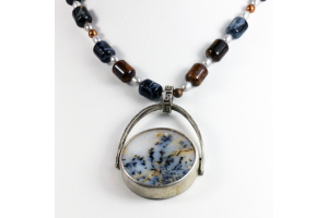 Picture Agate  Swing Necklace