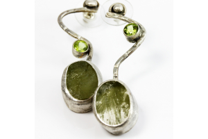 Green Beryl Earrings