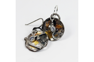 Circle Keum-boo Earrings